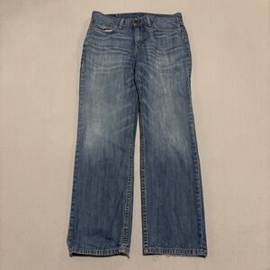 Levi’s 514 Men’s Jeans 32x30 Blue Denim Straight Fit Grunge Faded Casual Spring